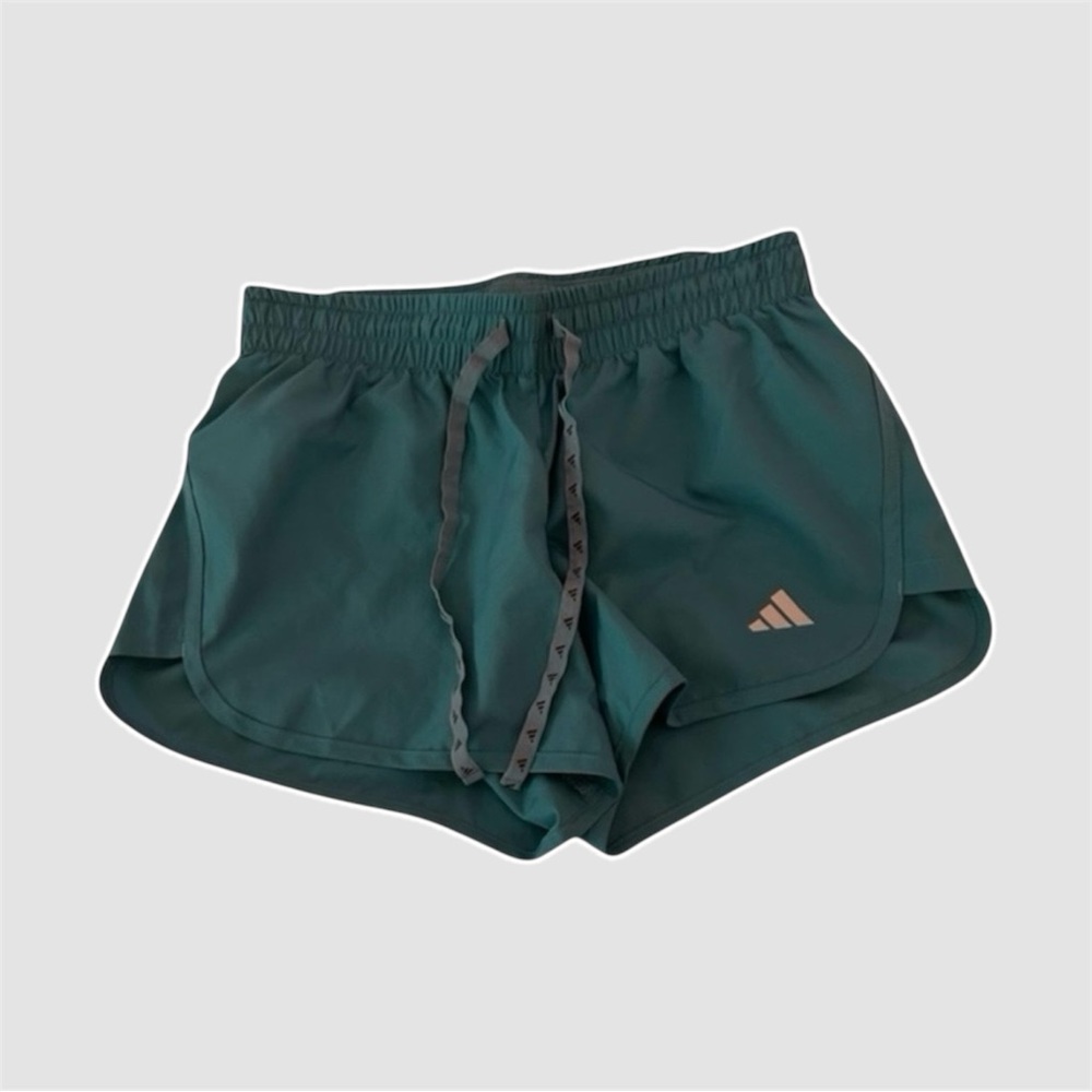 adidas aeroready shorts in teal - size xs